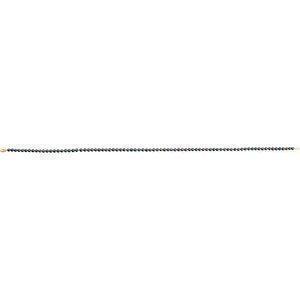 14K Yellow Panache®  Cultured Black Freshwater Pearl 16" Necklace