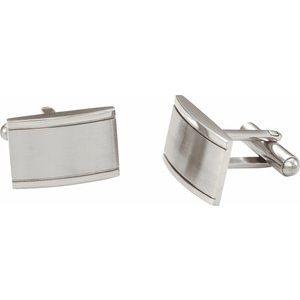 Rectangular Stainless Steel Cufflinks - Whitestone Jewellery