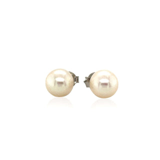 Freshwater Pearl Earrings in Sterling Silver - Whitestone Jewellery