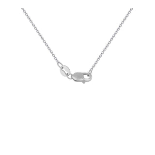 14k White Gold Horseshoe Design Diamond Pendant - Whitestone Jewellery