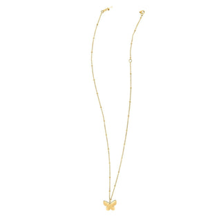 Gold Butterfly Necklace 