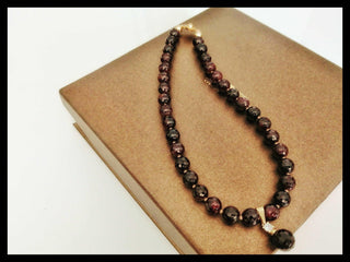 Garnet Pendant Necklace - Whitestone Jewellery