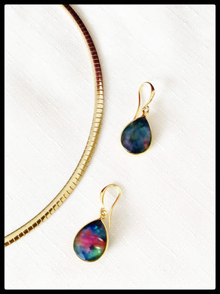 Abalone Earrings - Whitestone Jewellery