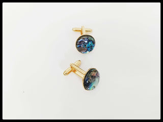 Men's Abalone Cufflinks - Whitestone Jewellery