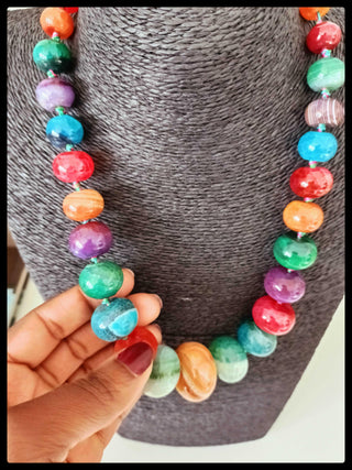 Bryoni Multicolor Chunky Necklace- Whitestone Jewellery 