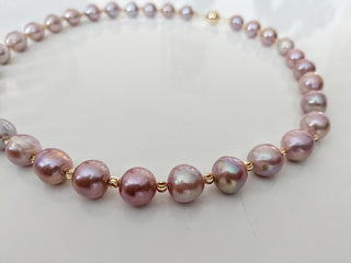 11-13mm Pink Edison Pearl Necklace - Whitestone Jewellery