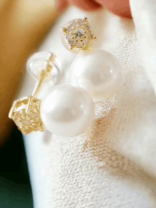 Large Pearl Earrings