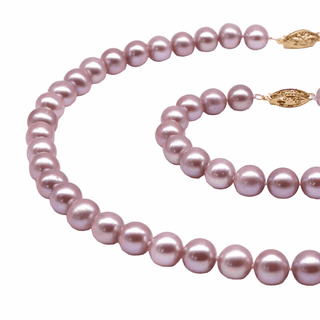 7-8mm Lavender Freshwater Pearl Set