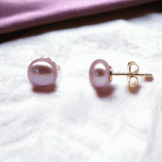 7-8mm Lavender Freshwater Pearl Set