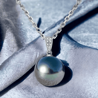 10-11mm Tahitian Pendant Pearl Necklace - Whitestone Jewellery