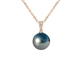 10-11mm Tahitian Pendant Pearl Necklace - Whitestone Jewellery