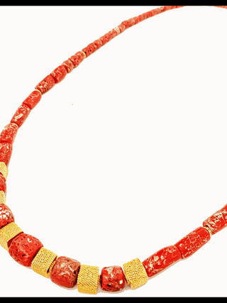 Matinee Rue Coral Necklace