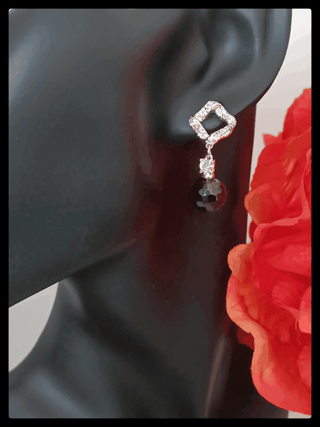 Garnet Earrings - Whitestone Jewellery