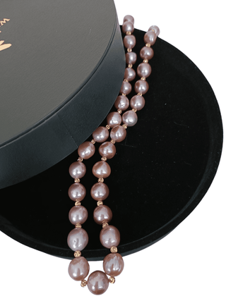 Edison Pink Pearl Necklace 