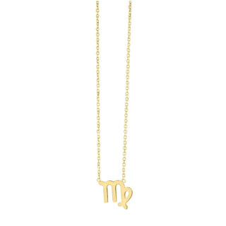 14K Yellow Gold Virgo Necklace - Whitestone Jewellery