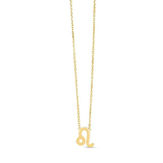 14K Yellow Gold Leo Necklace - Whitestone Jewellery