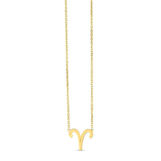 14K Yellow Gold Aries Necklace - Whitestone Jewellery