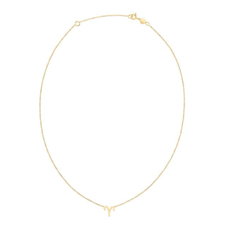 14K Yellow Gold Aries Necklace - Whitestone Jewellery