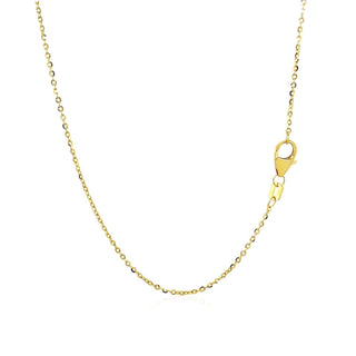 14k Yellow Gold Double-Strand Chain Necklace with Puff Moon and Star - Whitestone Jewellery