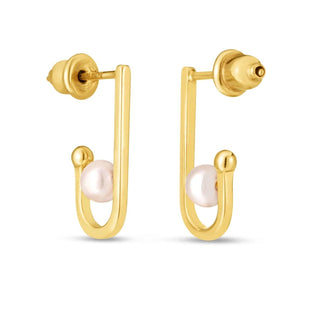 Yellow Gold Hoop Earrings 