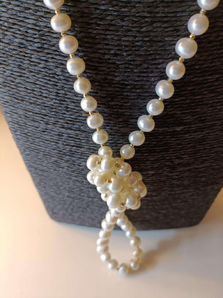 Celeste Cable Chain Pearl Necklace - Whitestone Jewellery