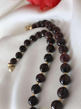 Garnet Gemstone Necklace Set - Whitestone Jewellery