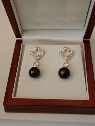 Garnet Earrings - Whitestone Jewellery