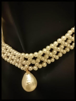 Selena Pearl Choker Necklace - Whitestone Jewellery