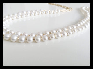 Celeste Cable Chain Pearl Necklace - Whitestone Jewellery